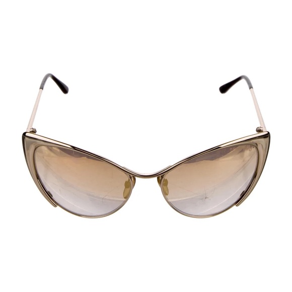 TOM FORD Nastasya Cat Eye Sunglasses/ Gold - Picture 1 of 6